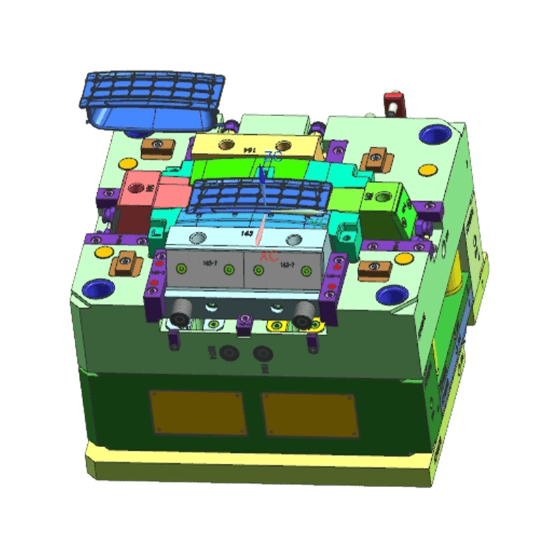 フリップアップダッシュストレージ射出成形金型 フリップアップダッシュストレージ射出成形金型
