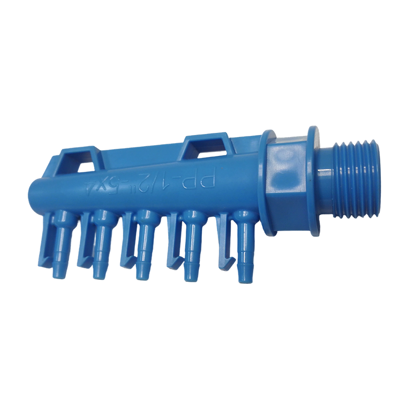 Plastic Multi-Tube Connector Injection Mold Parts